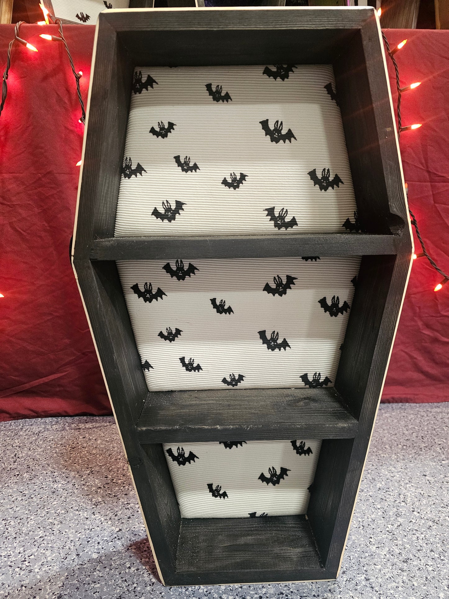 Coffin Shelf - 2 FT "Batty Bat"
