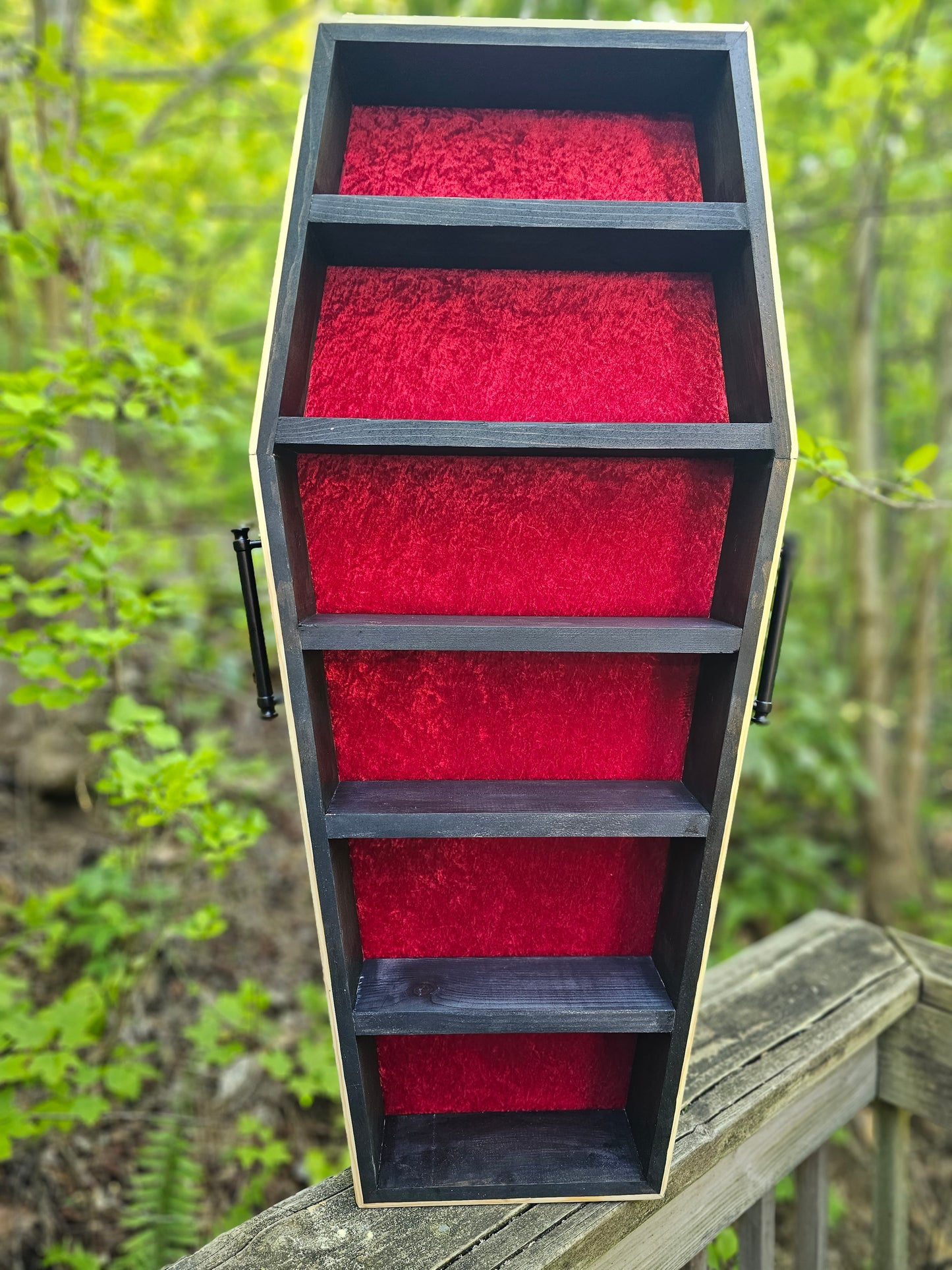 Coffin Shelf - 3 FT Red Scarlet