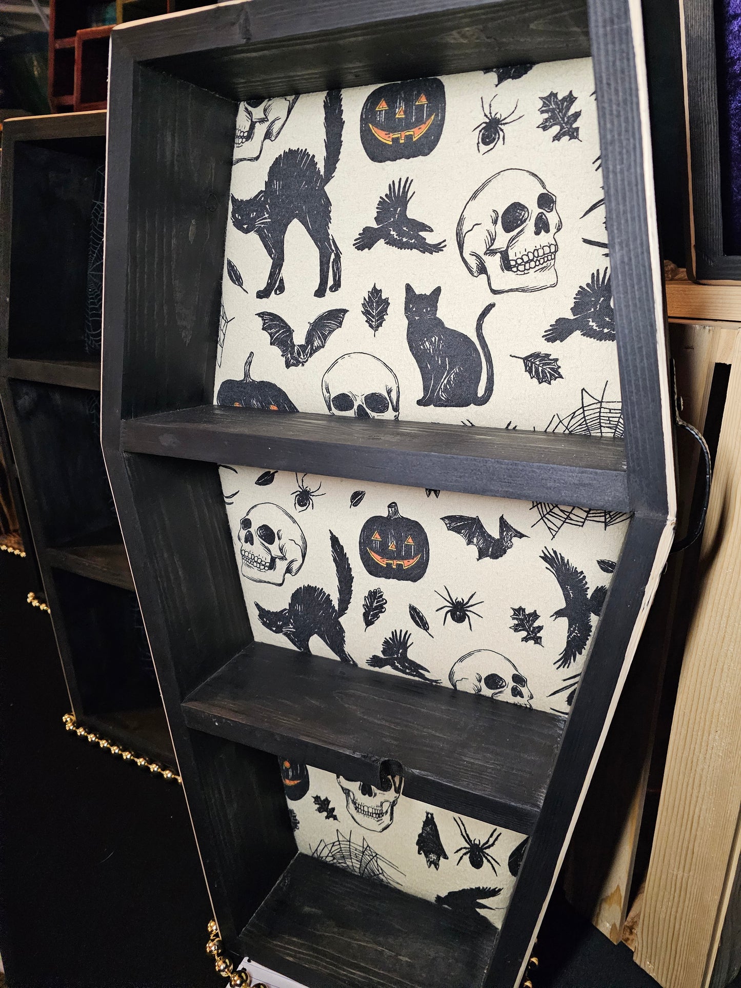 2 FT - Coffin Shelf "Halloween"