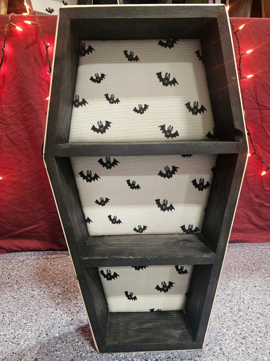 2ft coffin shelf "batty bat"