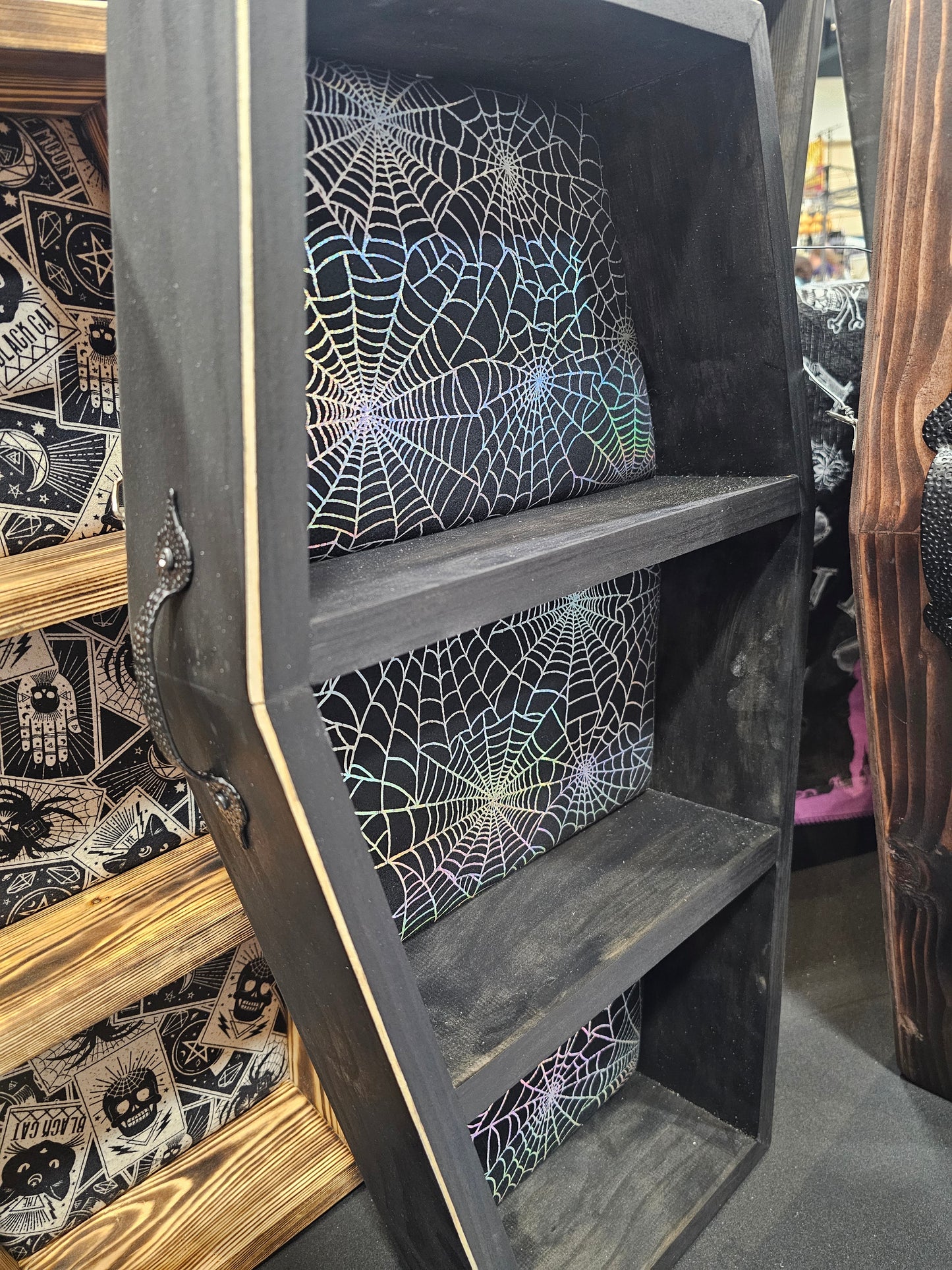 2 ft Coffin Shelf "spiderweb"