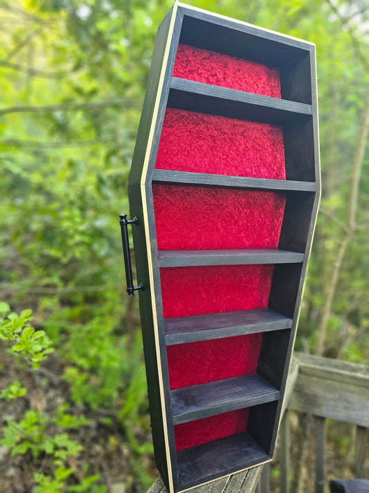 Coffin Shelf - 3 FT Red Scarlet