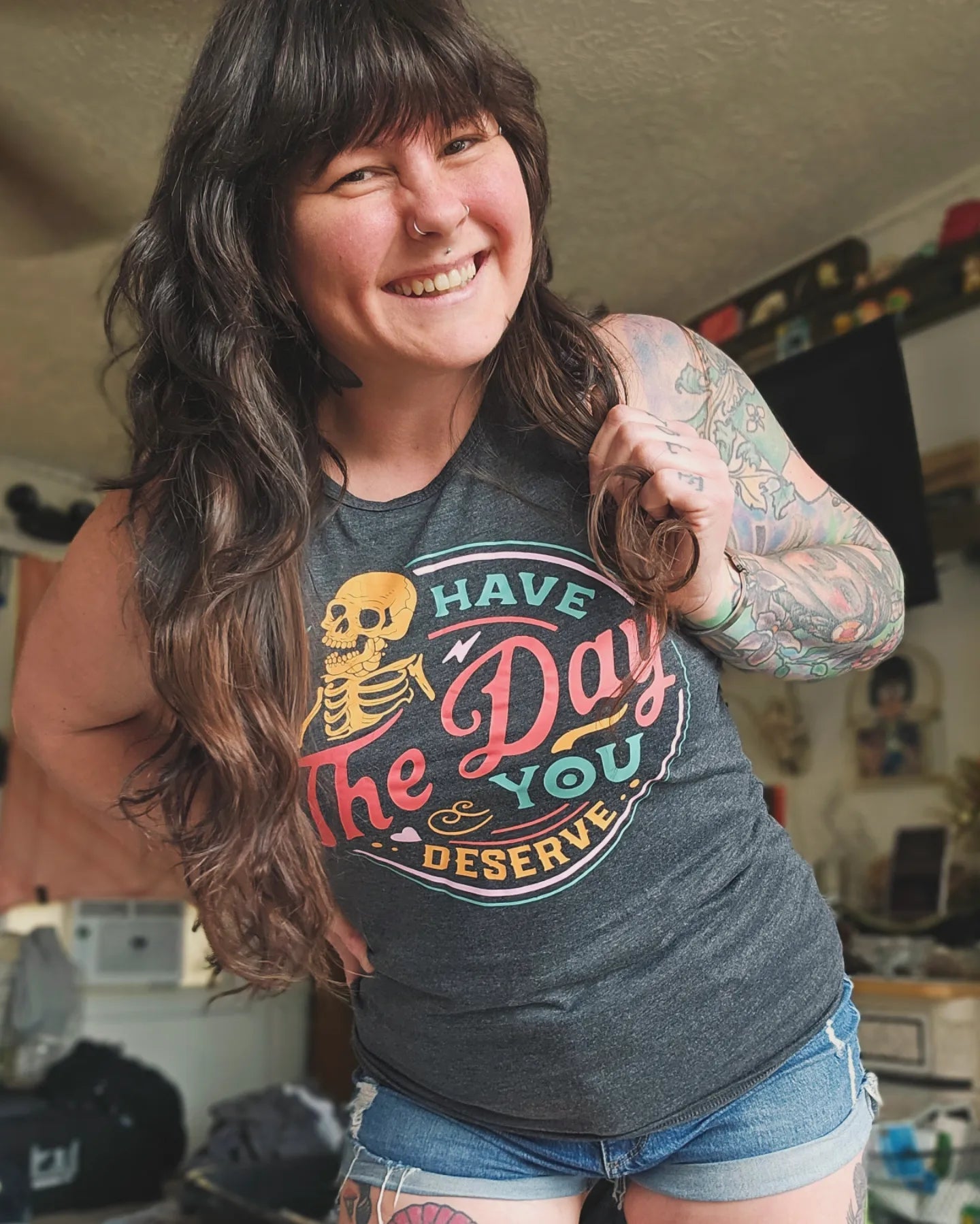 "Have the day you deserve" Tank XL