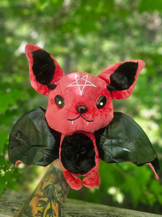 Bat plushies: Red