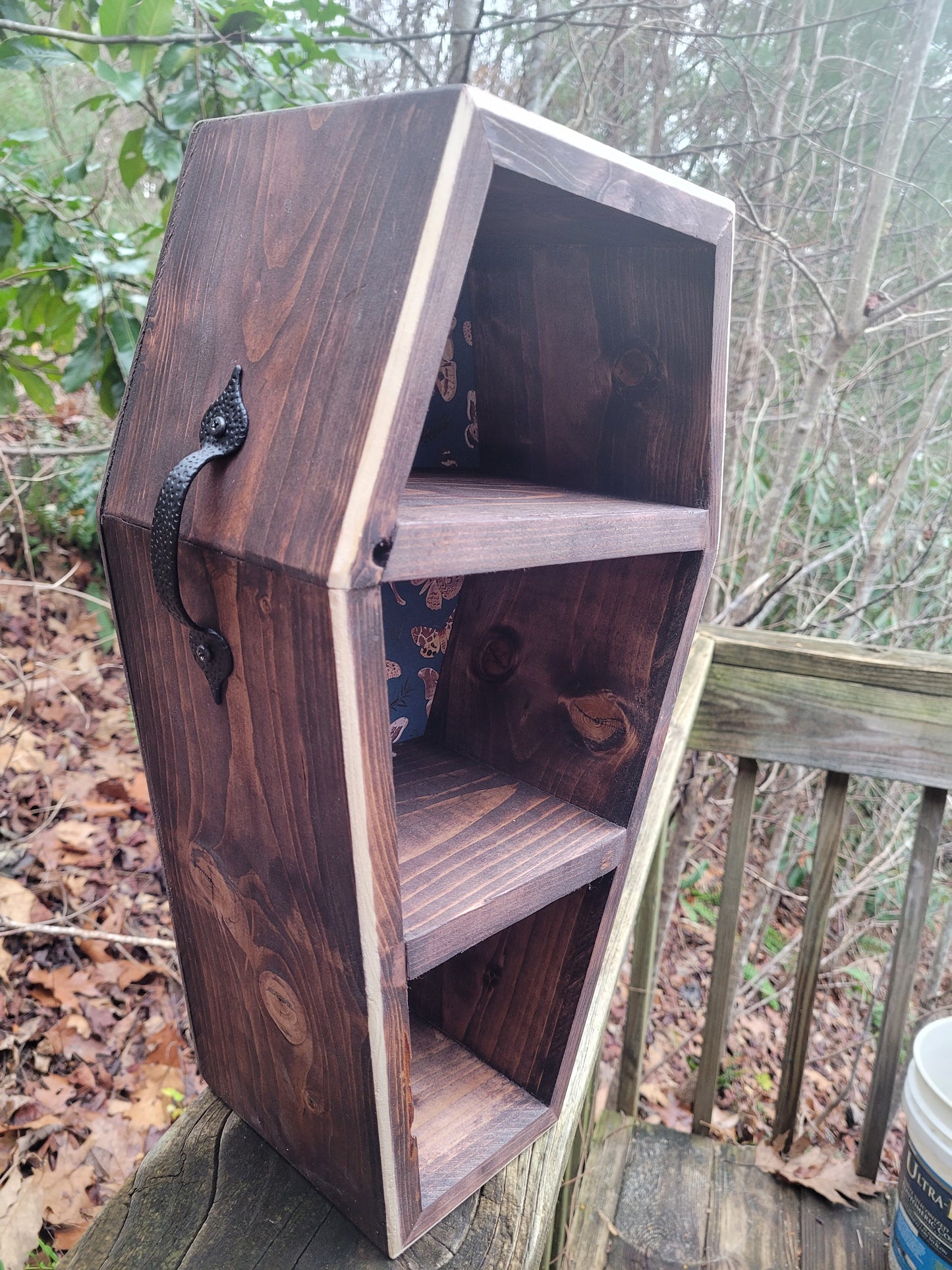 Coffin Shelves - Whimsical Spring Cottage