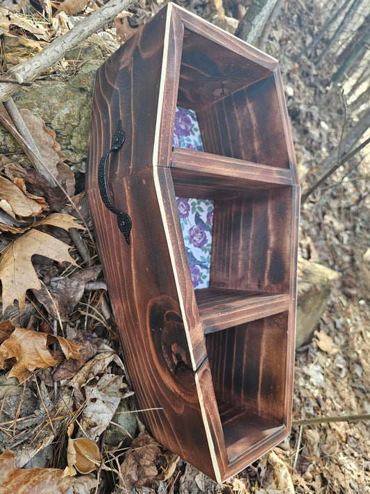 Coffin Shelf - Purple Raven